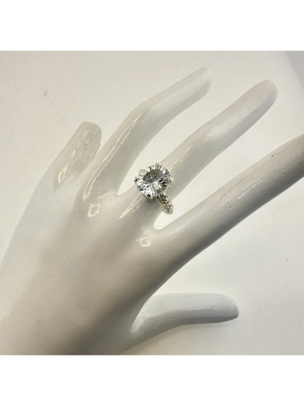 Deb Guyot Ring Sterling Silver Herkimer 